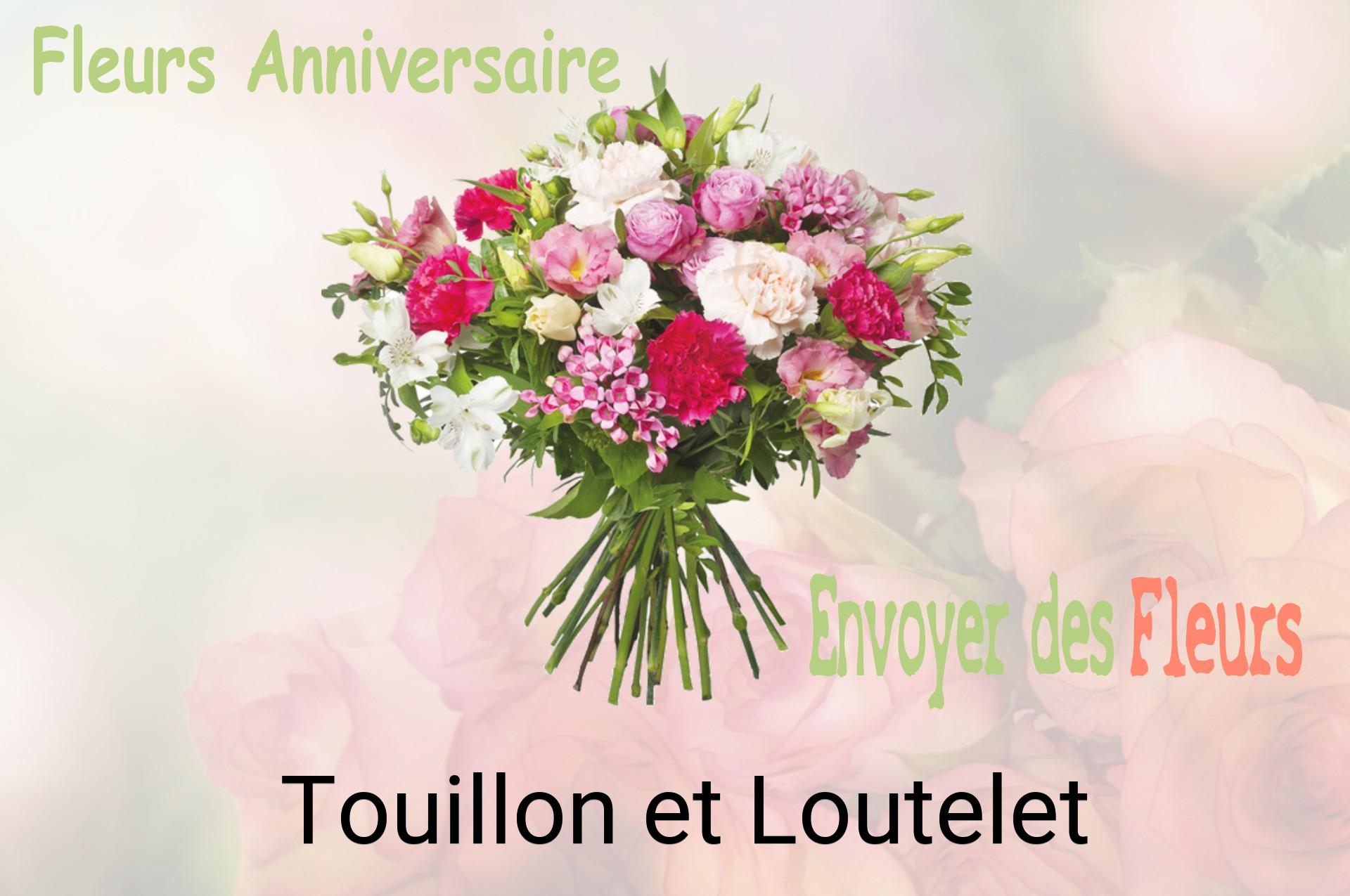 Bouquet de fleurs d’anniversaire livré à Touillon-et-Loutelet